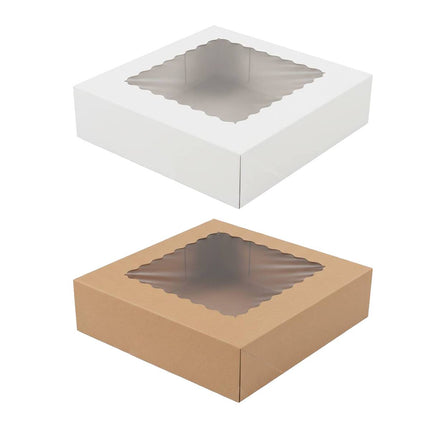 20Pcs Pastry Box Baking Packaging Gift Container Food Grade Bakery Takeaway Set