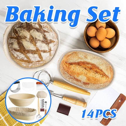 Baking Tool 14pcs Bread Making Kit Dough Proofing Tools Fermentation Accessories