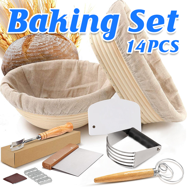 Baking Tool 14pcs Bread Making Kit Dough Proofing Tools Fermentation Accessories