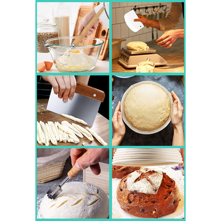 Baking Tool 14pcs Bread Making Kit Dough Proofing Tools Fermentation Accessories