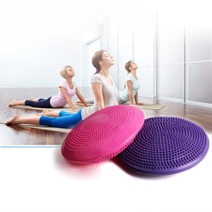 Balance Stability Cushion Wobble Air Disc Ankle Knee Strength Rehab Exercise - Aimall