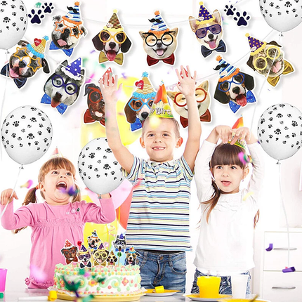 12pcs Cow Print or Paw Print Balloons White Latex Party Decorations 12 Inch