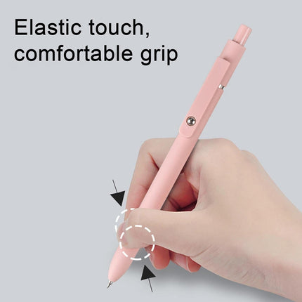 5pcs Press Gel Pen Office Ballpoint Pen Writing Tool School Supplies Smooth Pen
