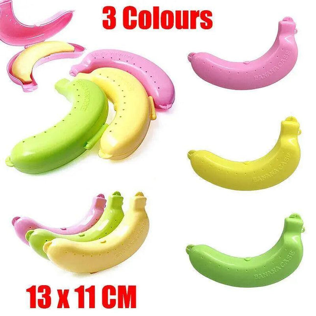 Banana Case Holder Carrier Storage Fruit Lunch Box Protector Container AUSTOCK - Aimall