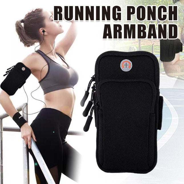 Arm Band Mobile Phone Holder Bag Sports Running Jogging Gym Exercise Pouch Case - Aimall