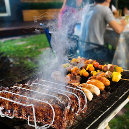 Barbecue Grill Net Outdoor BBQ Rack Cooking Basket Baking Tool Picnic Camping