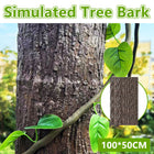 Simulation Tree Bark for Garden Yard Realistic Outdoor Decor Durable Hide Pipe