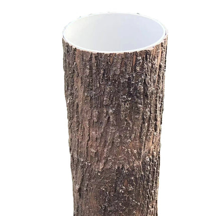 Simulation Tree Bark for Garden Yard Realistic Outdoor Decor Durable Hide Pipe