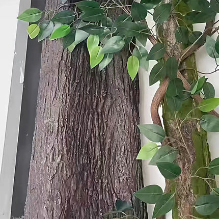 Simulation Tree Bark for Garden Yard Realistic Outdoor Decor Durable Hide Pipe