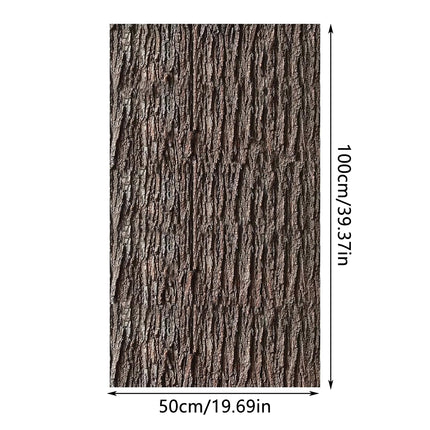 Simulation Tree Bark for Garden Yard Realistic Outdoor Decor Durable Hide Pipe