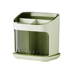 Wall Mounted Kitchen Chopsticks Storage Rack Drain Basket Holder Organizer Box