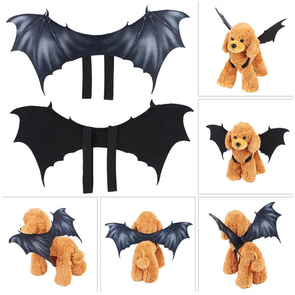 Pet Bat Wings Costume Durable for Puppy Small Medium Dog Cosplay Party Outfit
