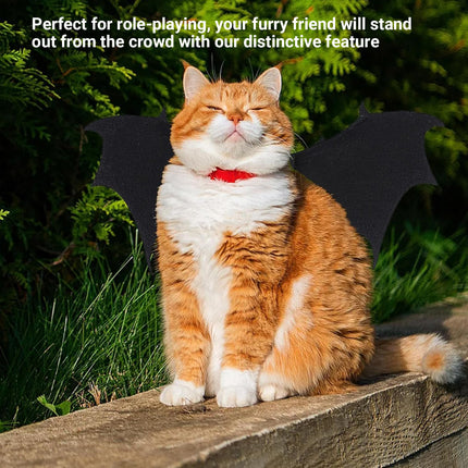 Pet Bat Wings Costume Durable for Puppy Small Medium Dog Cosplay Party Outfit