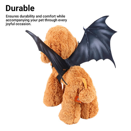 Pet Bat Wings Costume Durable for Puppy Small Medium Dog Cosplay Party Outfit