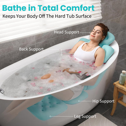 Bath Cushion Non Slip Soft Comfortable Waterproof for Tub Shower Bathroom Use