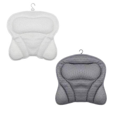 Bath Tub Pillow Non Slip Soft Comfortable for Neck Shoulder Support Waterproof