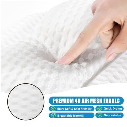 Bath Tub Pillow Non Slip Soft Comfortable for Neck Shoulder Support Waterproof