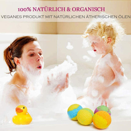 12PCS Essential Oil Bath Fizz Bombs Moisturizing Bath Salt Balls Self Care