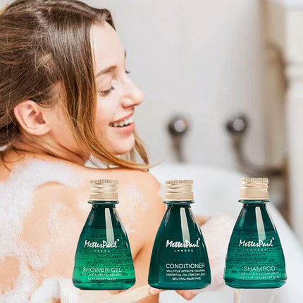 20PCS Travel Size Shampoo Shower Gel Disposable Toiletries Set For Hotel Guests