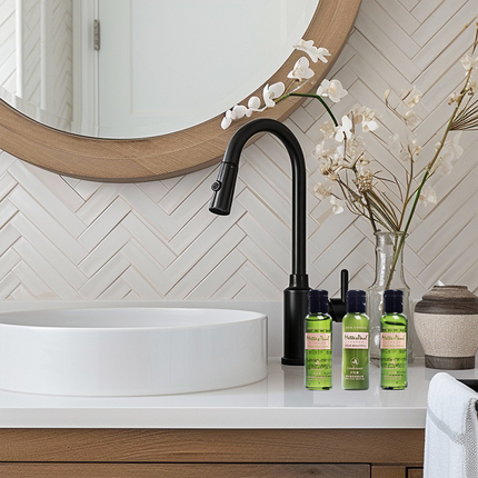 Hotel Toiletries Shampoo Conditioner Body Wash Mini Bottles Guesthouse