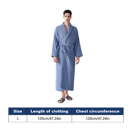 Quick Dry Absorbent Bathrobe Robe Soft Fabric Comfortable for Home Hotel Use