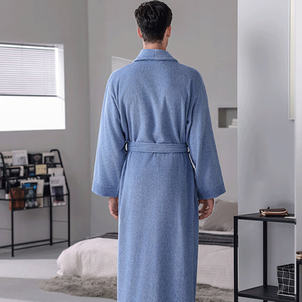 Quick Dry Absorbent Bathrobe Robe Soft Fabric Comfortable for Home Hotel Use