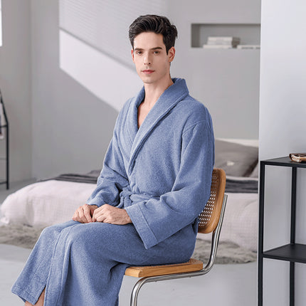 Quick Dry Absorbent Bathrobe Robe Soft Fabric Comfortable for Home Hotel Use