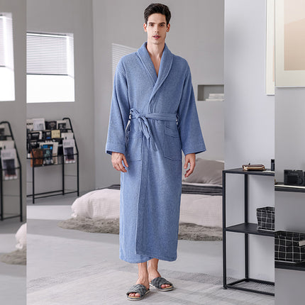 Quick Dry Absorbent Bathrobe Robe Soft Fabric Comfortable for Home Hotel Use