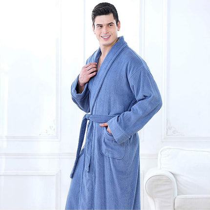 Quick Dry Absorbent Bathrobe Robe Soft Fabric Comfortable for Home Hotel Use