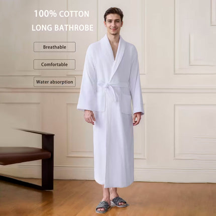 Quick Dry Absorbent Bathrobe Robe Soft Fabric Comfortable for Home Hotel Use