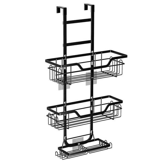 Iron Over the Door Shower Caddy Bathroom Organizer Hook Holder Storage Rack