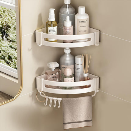 Bathroom Storage Rack Wall Triangular Corner Shel Shower Organizer Bathroom