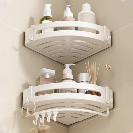 Bathroom Storage Rack Wall Triangular Corner Shel Shower Organizer Bathroom