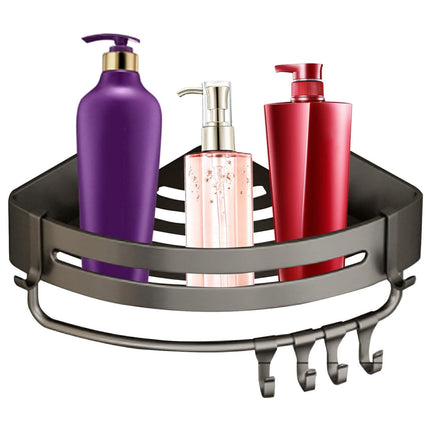 Bathroom Storage Rack Wall Triangular Corner Shel Shower Organizer Bathroom