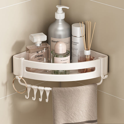 Bathroom Storage Rack Wall Triangular Corner Shel Shower Organizer Bathroom