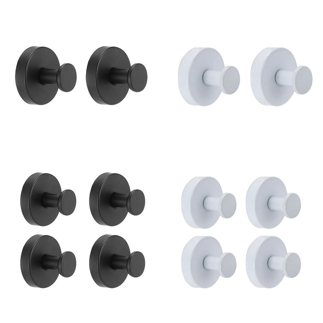 2/4PCS Suction Cup Hook Wall Vacuum Hanger No Drill Coat Hat Holder for Bathroom