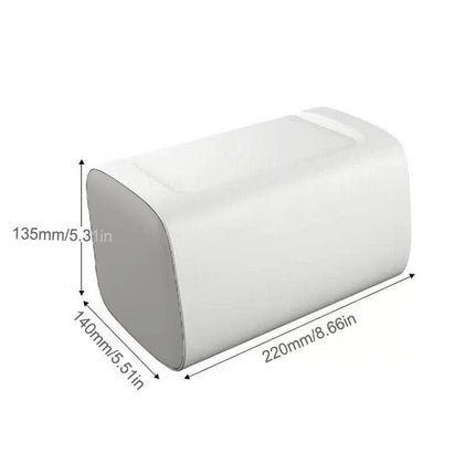Toilet Paper Holder Waterproof Wall Mounted Roll Paper Tissue Box Shelf Bathroom