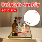 Bathtub Caddy Tray Acrylic Bathtub Table Acrylic Transparent Durable Bathtub Use