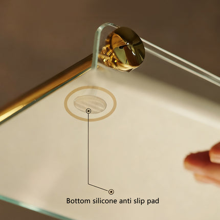 Bathtub Caddy Tray Acrylic Bathtub Table Acrylic Transparent Durable Bathtub Use