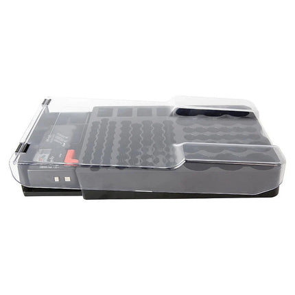 Battery Storage Box With Capacity Tester Organizer for Batteries Home Office Use
