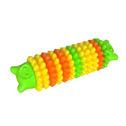 Bear Head Dog Chew Toys for Teething and Fun Caterpillar Pet Toys for Dogs