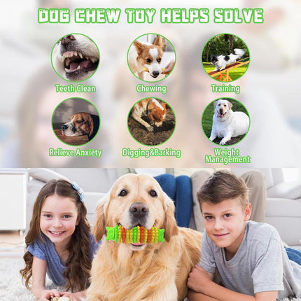 Bear Head Dog Chew Toys for Teething and Fun Caterpillar Pet Toys for Dogs