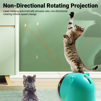 Automatic Laser Cat Toy Interactive Laser Light Cat Entertainment Toy Indoor