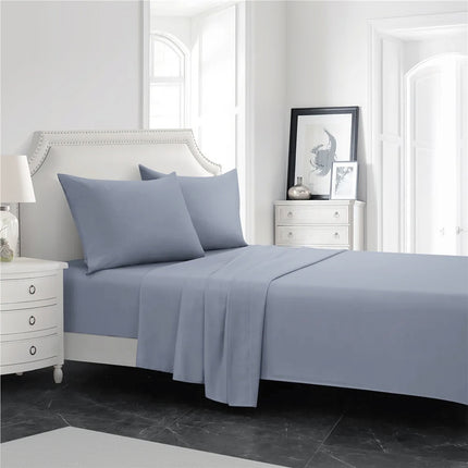 Four Piece Bed Sheet Set Bed Linen Pillowcase Sheet Set Soft Bedding Home Use
