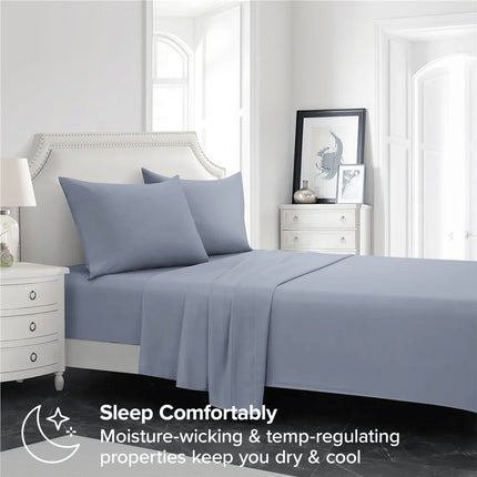 Four Piece Bed Sheet Set Bed Linen Pillowcase Sheet Set Soft Bedding Home Use