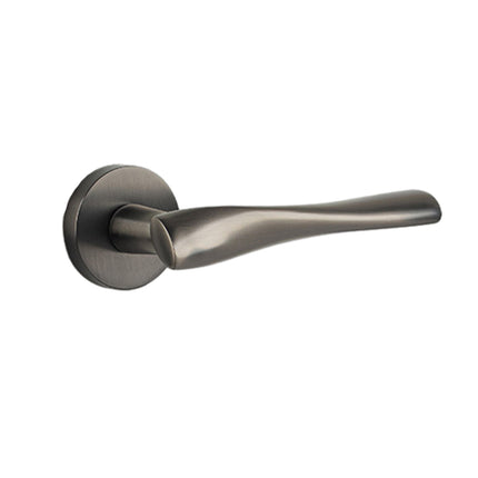 Brass Door Handle Lock Set Bedroom Interior Bathroom Privacy Modern Door Lock