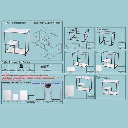 Marble Coffee Table Nesting Tables Sofa Side Bed End Modern Home Furniture