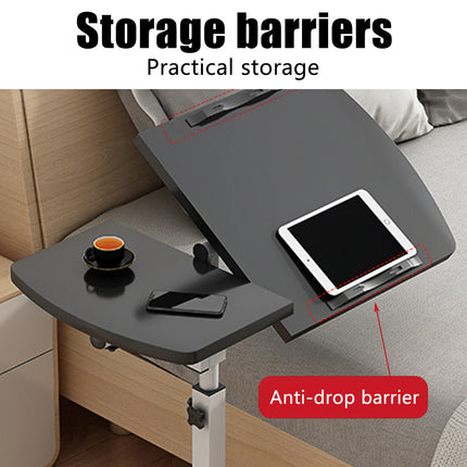 Adjustable Height Bedside Laptop Desk Foldable Moveable for Bed Sofa Table