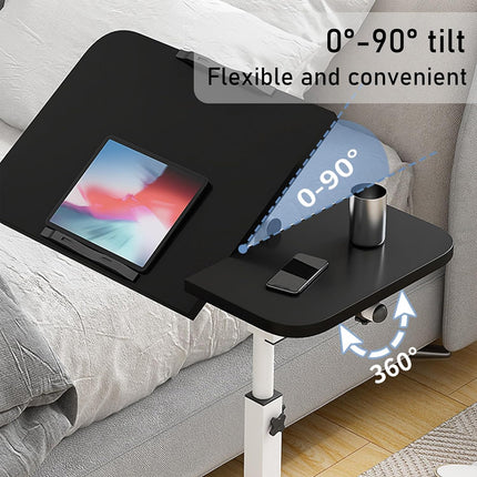 Adjustable Height Bedside Laptop Desk Foldable Moveable for Bed Sofa Table