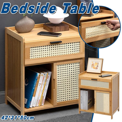 Small Bedroom Nightstand Storage Cabinet Sideboard Cabinet for Home Organization